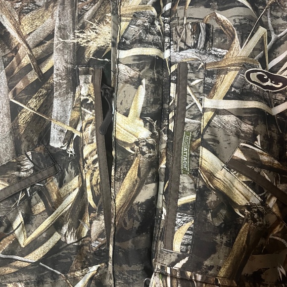 Drake Waterfowl Refuge Jacket Mens Small Realtree Max 5 Magnattach Camo Hunting - Picture 4 of 11